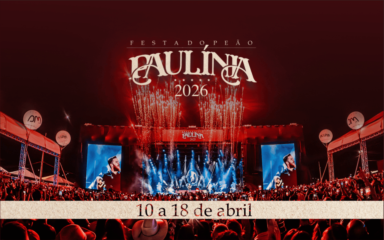 Festa do Peão de Paulínia 2026 de 10 a 18 de Abril🤠