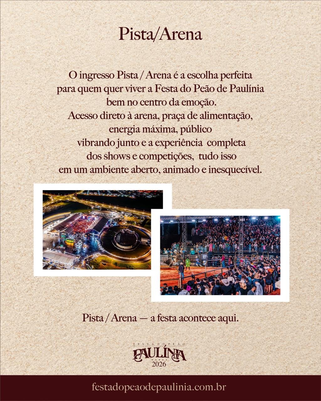 setor pista arena festa do peao rodeio de paulinia 2026